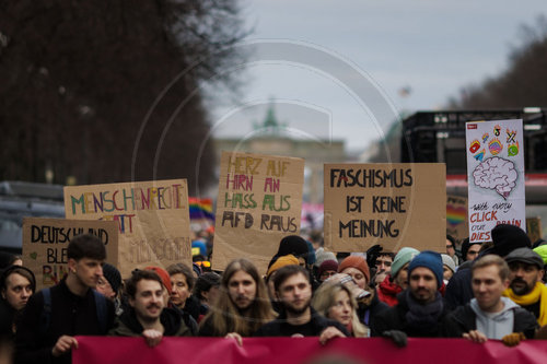 Wir sind die Brandmauer Demo