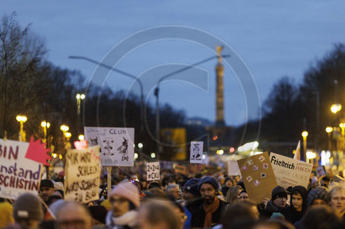 Wir sind die Brandmauer Demo