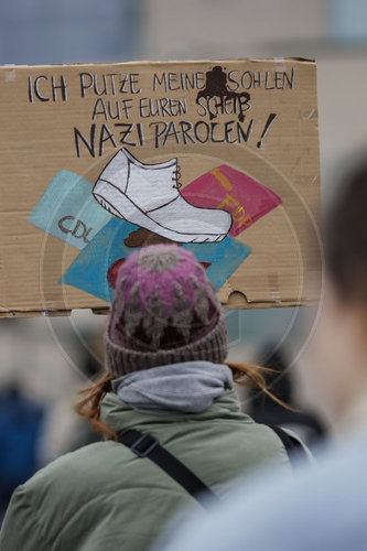 Wir sind die Brandmauer Demo