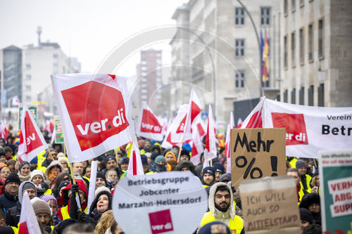 Verdi Warnstreik Berlin