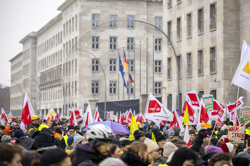 Verdi Warnstreik Berlin