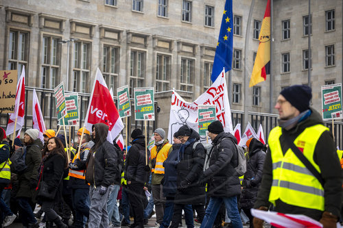 Verdi Warnstreik Berlin