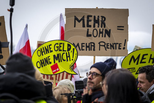 Verdi Warnstreik Berlin