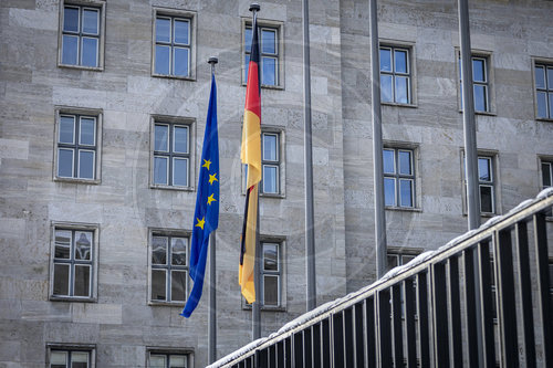 Finanzministerium im Schnee