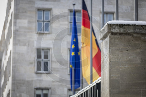 Finanzministerium im Schnee