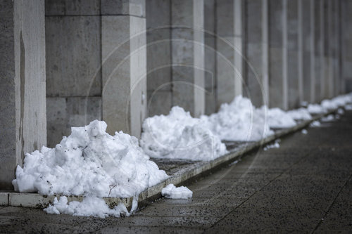 Finanzministerium im Schnee