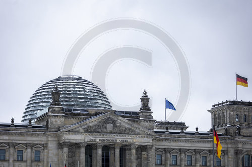 Reichstag im Schnee