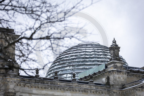 Reichstag im Schnee