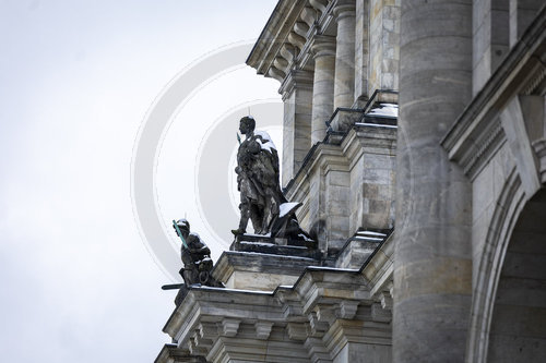 Reichstag im Schnee