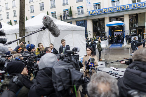 Aussenministerin Baerbock auf der Muenchner Sicherheitskonferenz