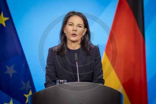 Pressetstatement Aussenministerin Baerbock