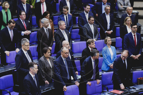 Sondersitzung im Deutschen Bundestag