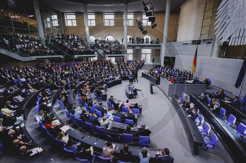 Sondersitzung im Deutschen Bundestag