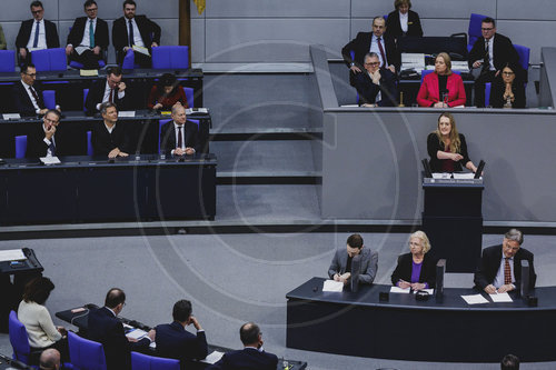 Sondersitzung im Deutschen Bundestag