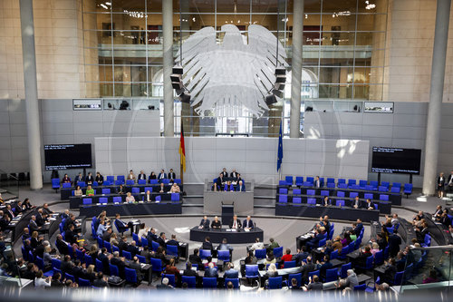 Sondersitzung im Deutschen Bundestag