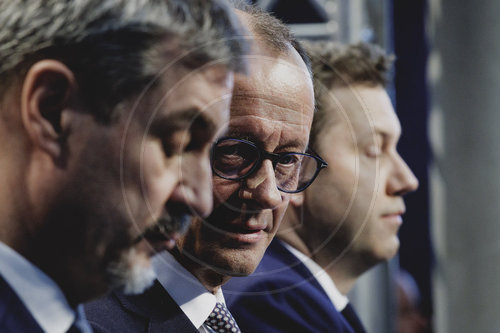 Pressekonferenz nach Einigung bei Koalitionsverhandlungen