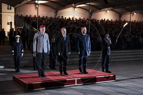 Zapfenstreich Olaf Scholz