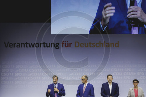 Unterzeichnung des Koalitionsvertrages