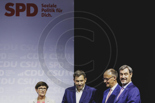 Unterzeichnung des Koalitionsvertrages