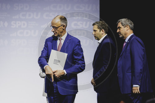Unterzeichnung des Koalitionsvertrages