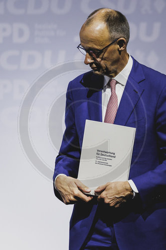 Unterzeichnung des Koalitionsvertrages