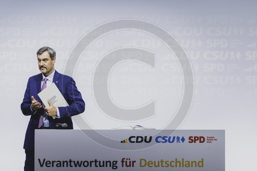 Unterzeichnung des Koalitionsvertrages
