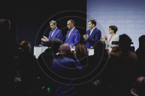 Unterzeichnung des Koalitionsvertrages