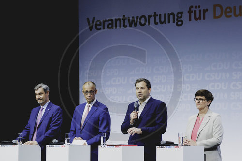 Unterzeichnung des Koalitionsvertrages