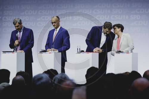 Unterzeichnung des Koalitionsvertrages