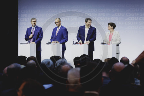 Unterzeichnung des Koalitionsvertrages