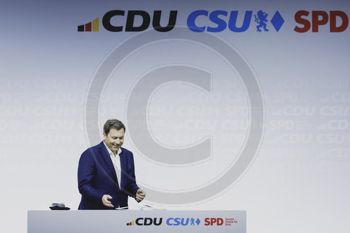 Unterzeichnung des Koalitionsvertrages