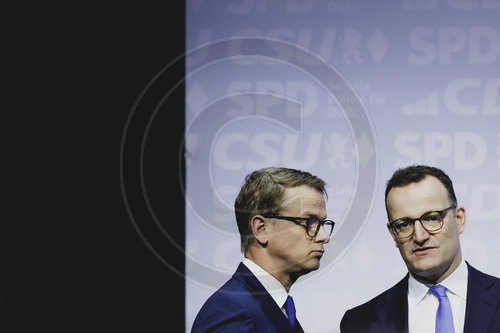 Unterzeichnung des Koalitionsvertrages