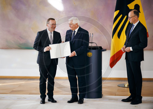 Ernennung der Bundesregierung durch den Bundespraesidenten