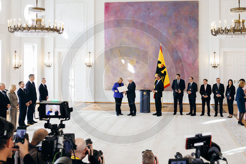 Ernennung der Bundesregierung durch den Bundespraesidenten