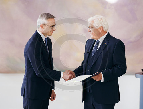 Ernennung der Bundesregierung durch den Bundespraesidenten