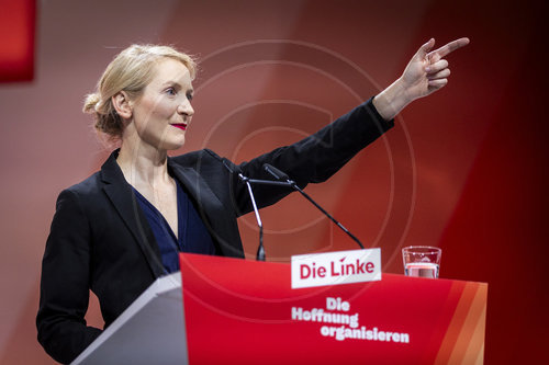 Ines Schwerdtner Parteitag DIE LINKE