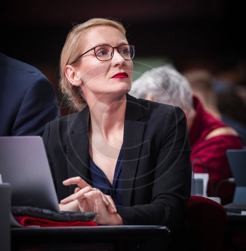 Ines Schwerdtner Parteitag DIE LINKE