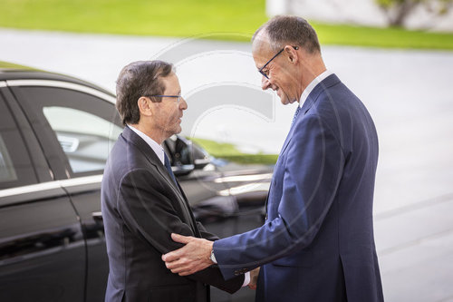 Friedrich Merz und Isaac Herzog