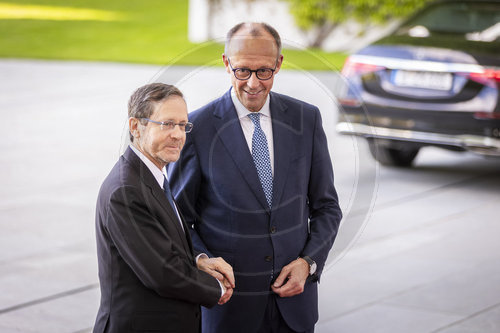 Friedrich Merz und Isaac Herzog