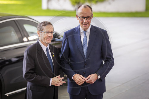 Friedrich Merz und Isaac Herzog