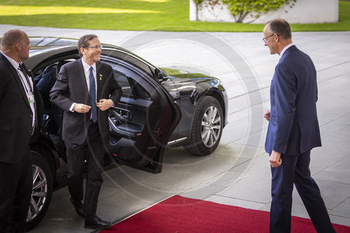 Friedrich Merz und Isaac Herzog
