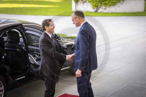 Friedrich Merz und Isaac Herzog