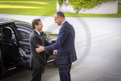 Friedrich Merz und Isaac Herzog