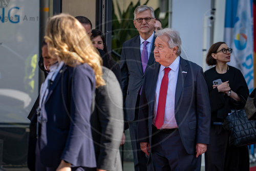 Antonio Guterres verlaesst Peace-Keeping-Konferenz