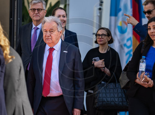 Antonio Guterres verlaesst Peace-Keeping-Konferenz