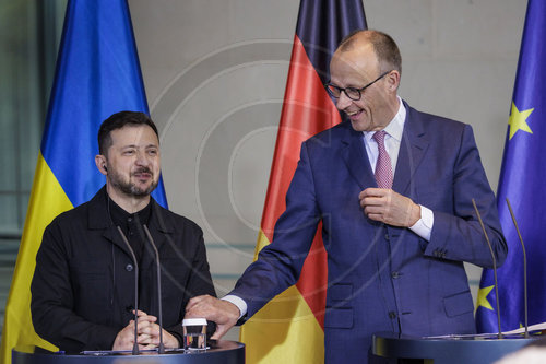 Wolodymyr Selenskyj und Friedrich Merz