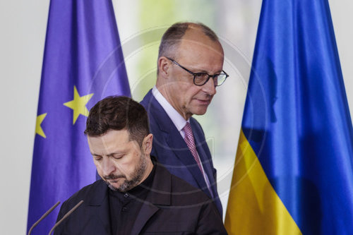 Wolodymyr Selenskyj und Friedrich Merz