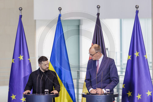 Wolodymyr Selenskyj und Friedrich Merz