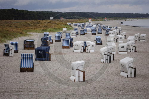 Leerer Strand an der Ostsee