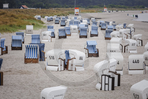 Leerer Strand an der Ostsee